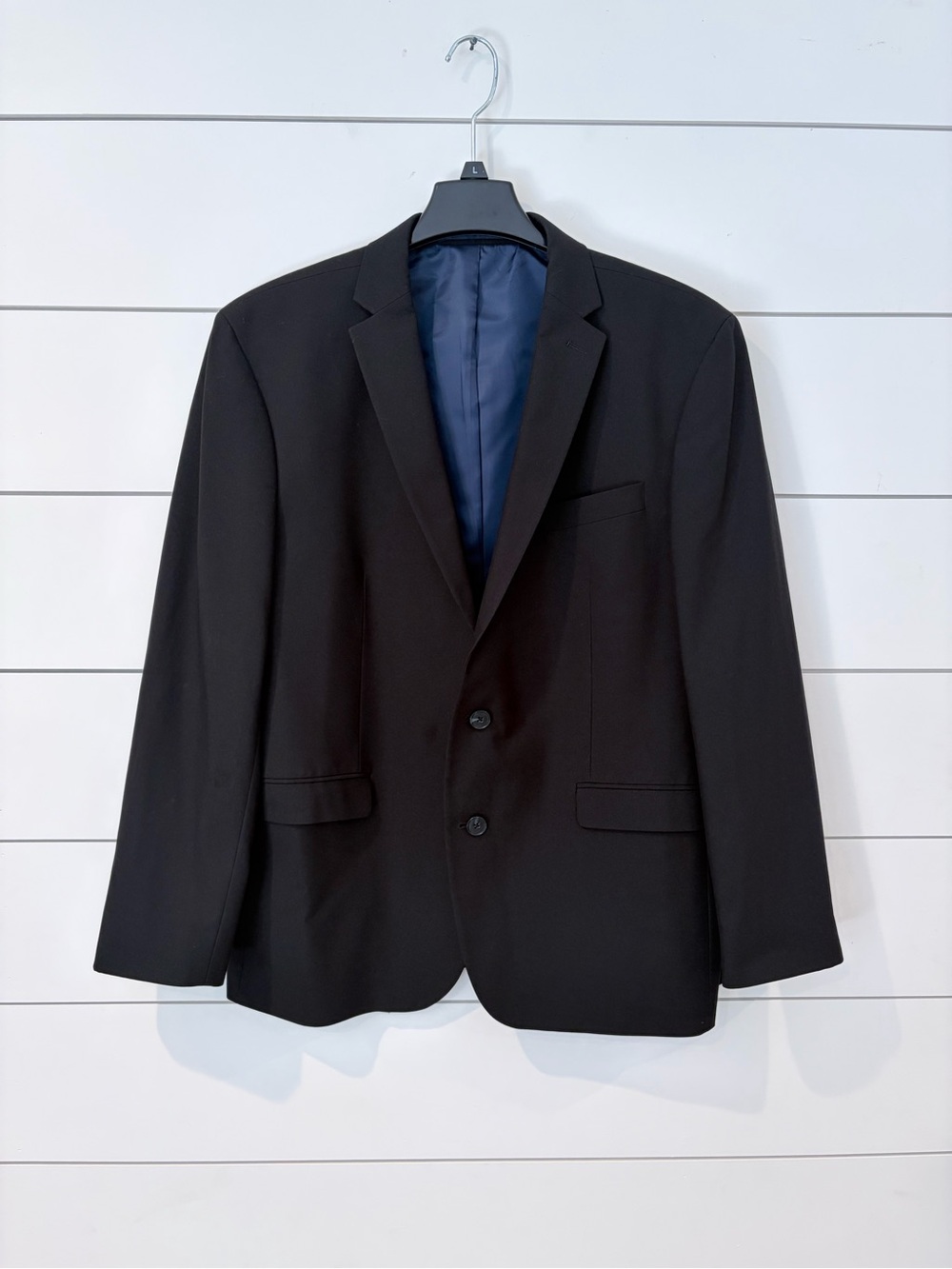 Nick Graham Navy Stretch Blazer 44R Modern Fit Dark Academia Officecore